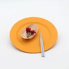 Non-toxic cheap reusable melamine bamboo fiber dinner plates