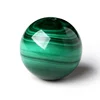 high quality green color round natural azurite malachite cheap gemstone bead