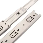 SS stainless steel drawer slide furniture rails 45mm telescopic channels dtc high quality drawer guiders