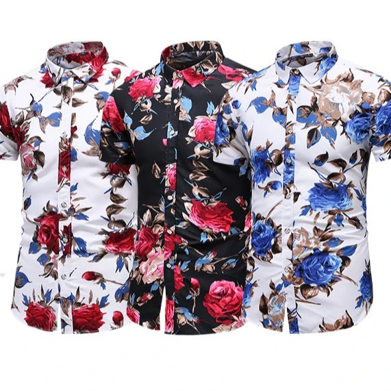 polos floreados para hombre