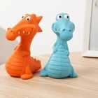 2019 New Product Natural Rubber Pet Toy Animal Rubber Squeaky Dog Toys Chew Pet Toy Dinosaur For Big Dog