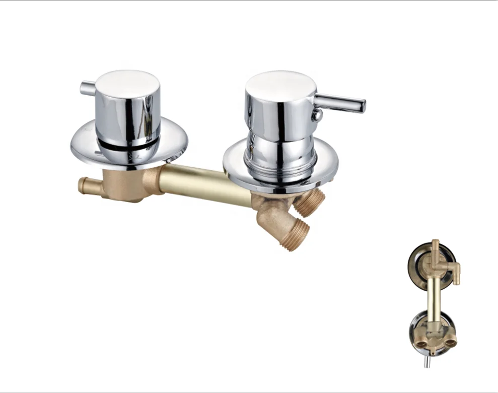 Contemporary 5 Function Brass bath wall bathroom taps faucet mixer shower faucets