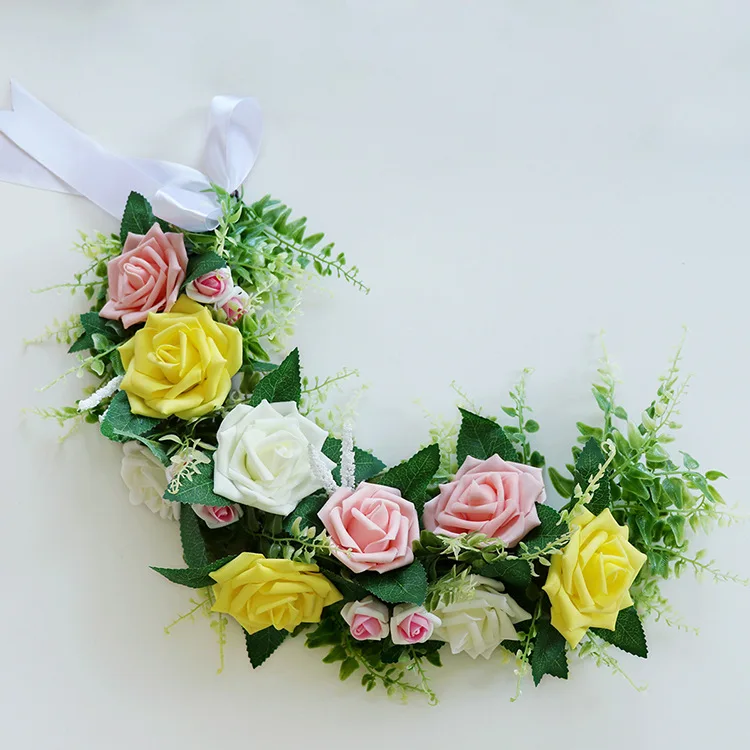 european wedding decoration back flower decoration pe rose home