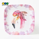 Brighton 100% Melamine Dinnerware Fashion Impassioned Dessert Medium 8"" square Dessert Plate