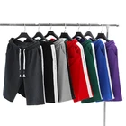 2019 Custom Summer Cotton Material Gym Jogger Mens Sports Shorts men casual shorts pants men short trousers with Drawstring
