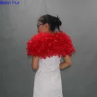 Drop Shop Top Fashion New Arrival Lady Real Ostrich Feather Fur Shawls