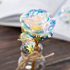 Valentine's Day Gift 24k Gold Rose Flower Artificial Flower Foil Wedding Gold Flower
