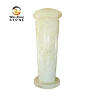 Stone Roman Decoration Outdoor natural stone Column manufacturer