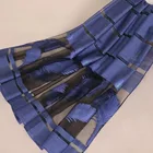beautiful organza feather pattern scarf hijab muslim soft warm scarf women hijab cotton