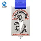 Blank insert medal custom religious rectangle marathon sport medallion taekwondo race medals