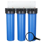 3 stage 10 inch 20" big blue ro single water filter cartridge housing