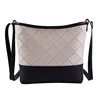 Vogue Korean Popular New Design Products Lining Plaid Pattern Single Shoulder PU Women Leather Handbags For Travel