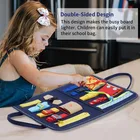Educational Educational Sensory Toys Felt Busy Board For Toddler Learns To Dress