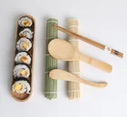 japanese bamboo sushi plate board sushi mold sushi making set