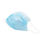 Disposable Face Mask Adjustable Nonwoven Face Masks Blue