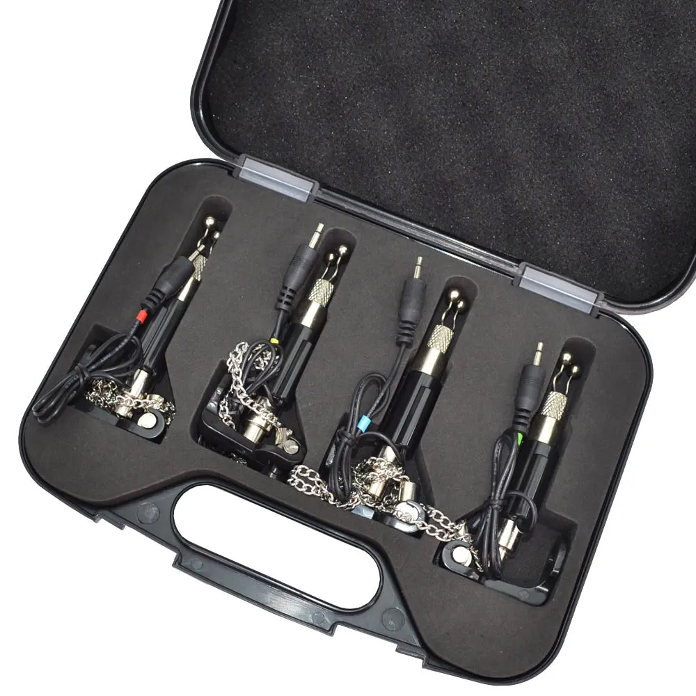 Fishing Swingers Drop Indicator 4pcs in Zipped Protection Case factory