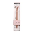 2020 New Products Luxury Diamond Gift Pen Set, Custom Printing Metal Pen With Box For Girl