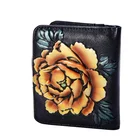 Factory genuine leather short original new design mom wallet women wallet low minimum wallet