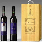China manufacturer solid wood 6 bottle wine bottle packing box
