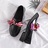 Custom Patent Leather Ladies Dress Oxford Casual Shoes Leather Flats Women Loafers
