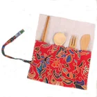 2020 eco cutlery sets bamboo fork spoon knife four pieces bamboo cutlery set travel