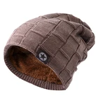 Yiwu custom inverno wool cap hiver chapeau homme mens knitted beanie bonnet winter hat