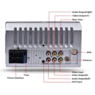 Touch Screen 2 Din Dvd Player Stereo Universal Car Radio