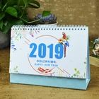 hot sale high quality printing standing spiral table Calendar