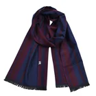 Wholesale British Style Pashmina Winter Warm Cashmere Scarf For Gentleman Stripe Tassels Two Sides Men Neckerchief