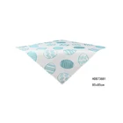 White Table Wholesale Cheap Square Eggs Pattern White Custom Embroidered Table Cloth