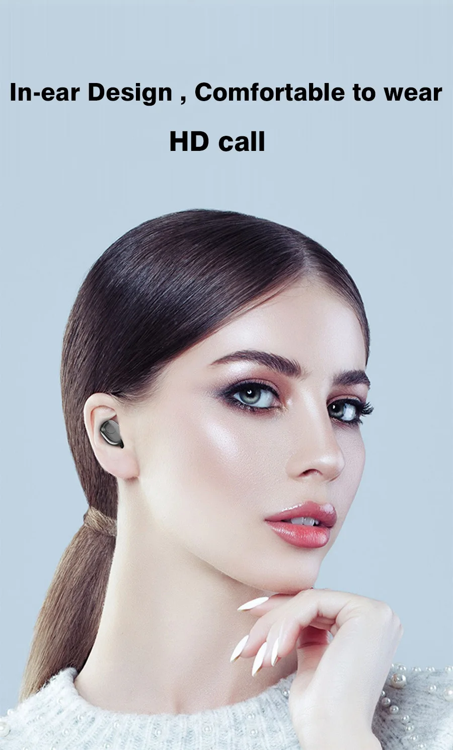 G6S Bluetooth Earphones TWS Headphones 8D Stereo Sport Wireless Earbuds Waterproof Earpeices Wireless Charging 3500mAh chargebox - ANKUX.COM