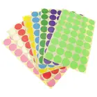 Custom wholesale self-adhesive colored round dot sticker