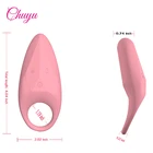Vibrating remote control 10-speed full silicone waterproof rechargeable penis cock ring vibrator