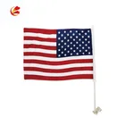 Custom international flag banner car clip flags wholesale