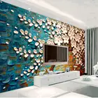 3d textured abstract flower large oil painting for living room home hotel cafe modern Wall art Decoration