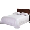 Dubai Hotel Linen Percale Cotton Fabric 300 Thread Count Flat Bed Sheets White