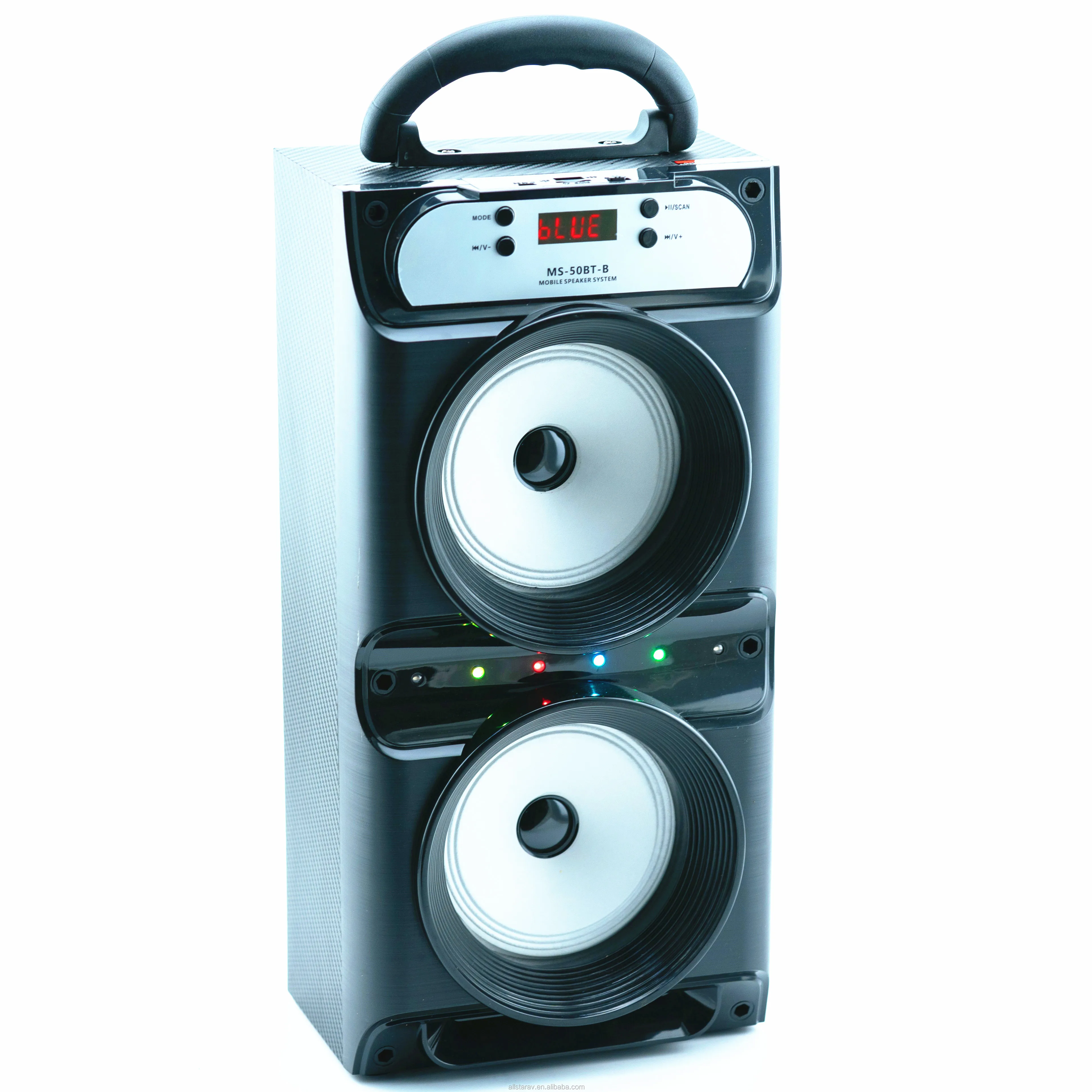 MS SPEAKER, ON SALES MS-50BT-B MP3 PORTABLE BLUETOOTH WOODEN SPEAKER STEREO WITH USB/SD/BT/FM - ANKUX.COM