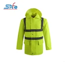 Coat Safety Coat Top Quality Long Sleeve Safety Vest Reflective Coat Safety Reflective Jacket Safety Rain Coat