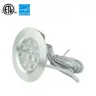 Cabinet Light Glass Shelf Clear Luminous White Led Kitchen Lamp Switch Wall Power Item Style Cool