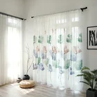 Decorative Curtains Gauze Curtains Professional Window Decorative Orange Blackout Gauze Curtains