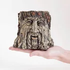 Custom Tree Man in Tree Stump Shape Hanging Succulent Pots, Indoor Or Outdoor Resin Flower Planter