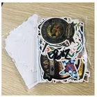 Waterproof 50 Pcs Laptop Hologram Cutting Cartoon Anime Removable PVC Car Die Cut Sticker