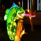 Decorative silk Chinese lantern festival for sale