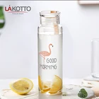 Gifts 420ml High Borosilicate Glass Bottle With Decal For Promotion Gifts