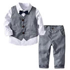 Custom design baby 2pcs outfit infant kids clothing boys suits children clothes