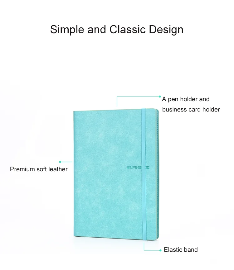 smart notebook with mark icons and stylus touch metal pen