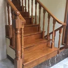 Cheap Design Walnut Granite Loft Indoor Folding Solid Wood Solid Wood Staircase / Floating Stairs Staircase