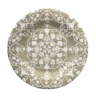 Unbreakable ceramic-like lightweight butterfly printed melamine dinner plate