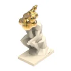 Personality polygon modeling European home accessories sculpture display abstract gift