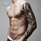 2019 Stickers For Men Temporary Custom Wholesale Wolf Full Arm Tattoo